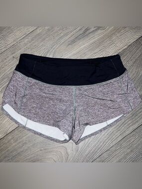 lululemon athletica Heather Grey  Shorts